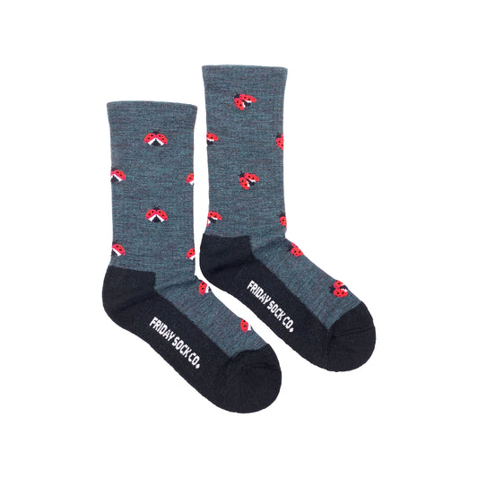 Women’s Ladybug Merino Wool Socks