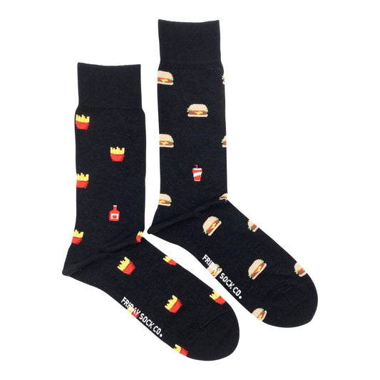 Men's Fries & Burger Socks