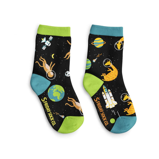 Kid's Animals with Space Helmets Socks