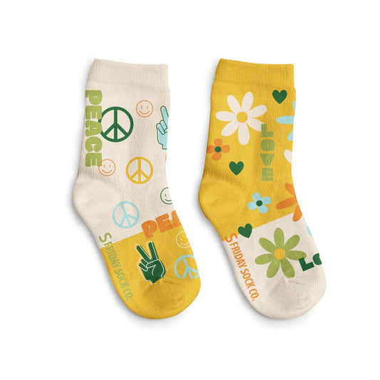 Kid's Peace and Love Socks