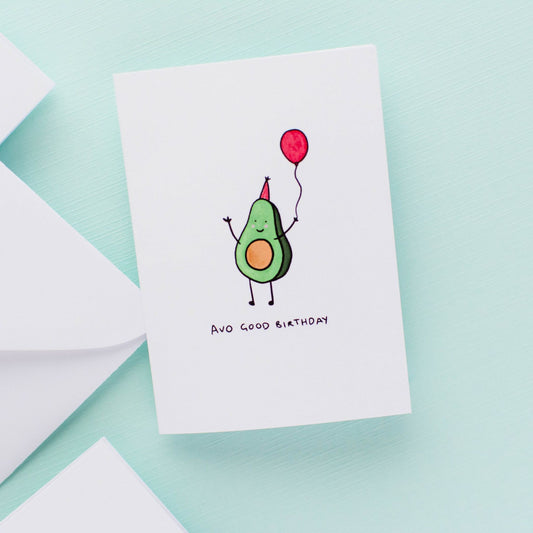 Avo Good Birthday Mini Card